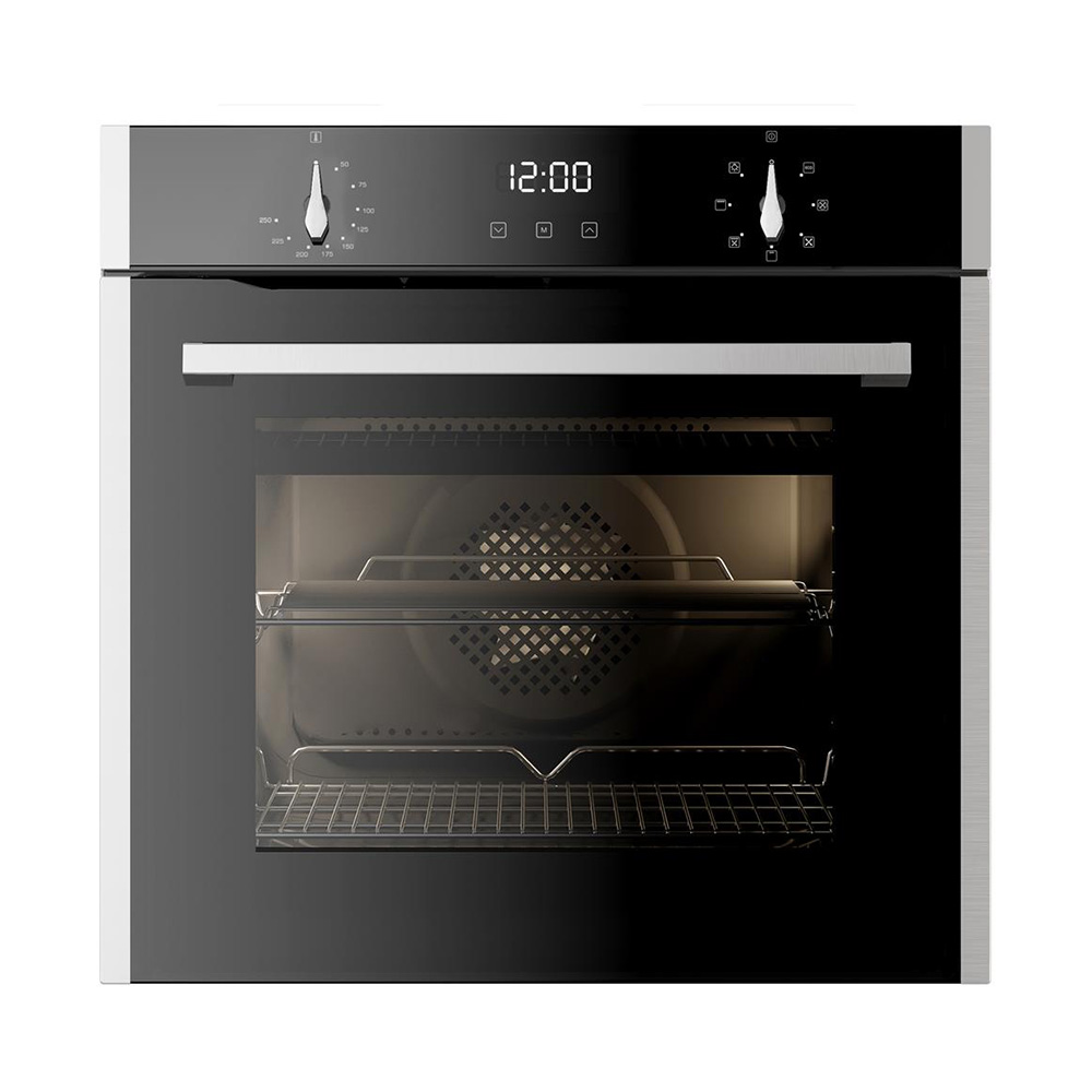 CDA SL200SS Seven Function Single Fan Oven, LED Clock & Timer, Stainless Steel