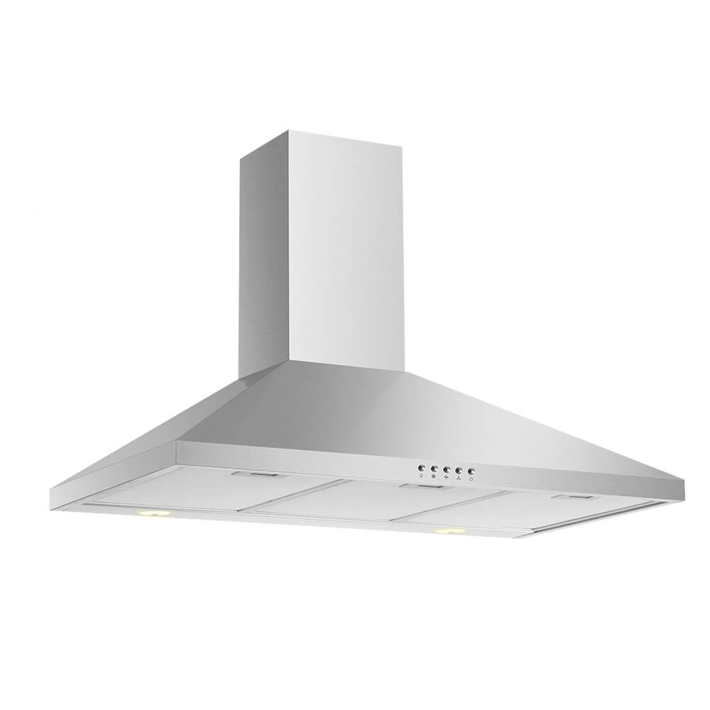 CDA ECH93SS - Chimney Extractor, 3 speeds, LED lighting, Stainless Steel 