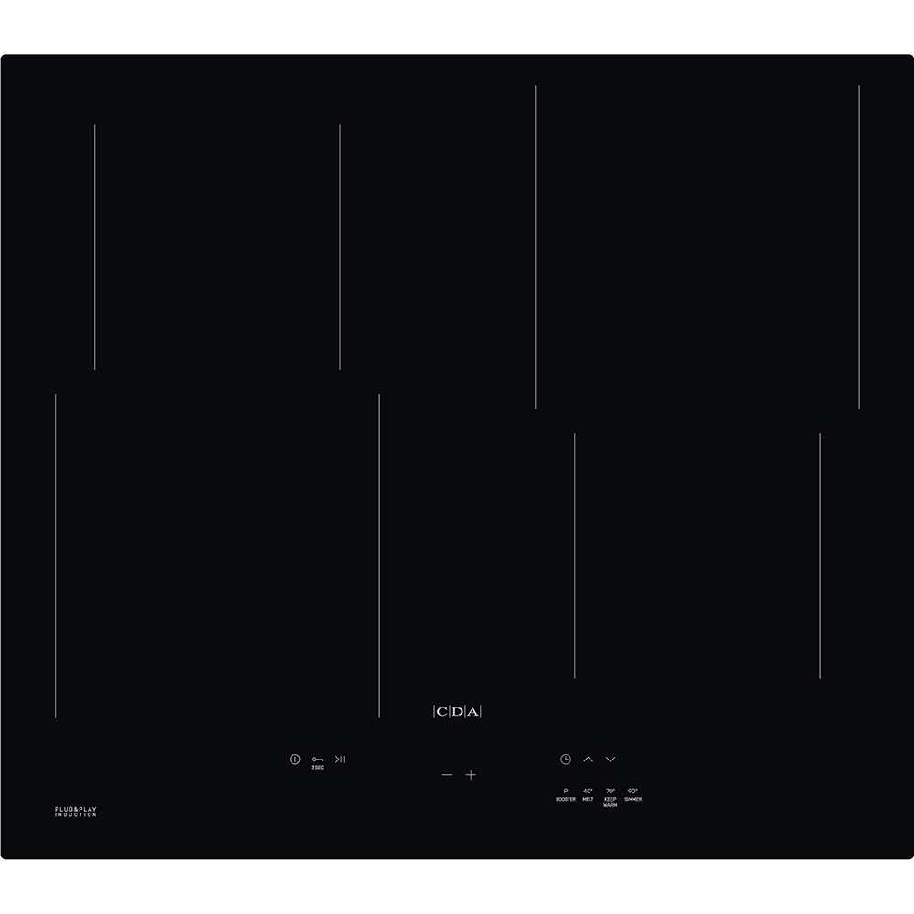 CDA HN6013FR - 4 Zone Plug and Play Induction Hob